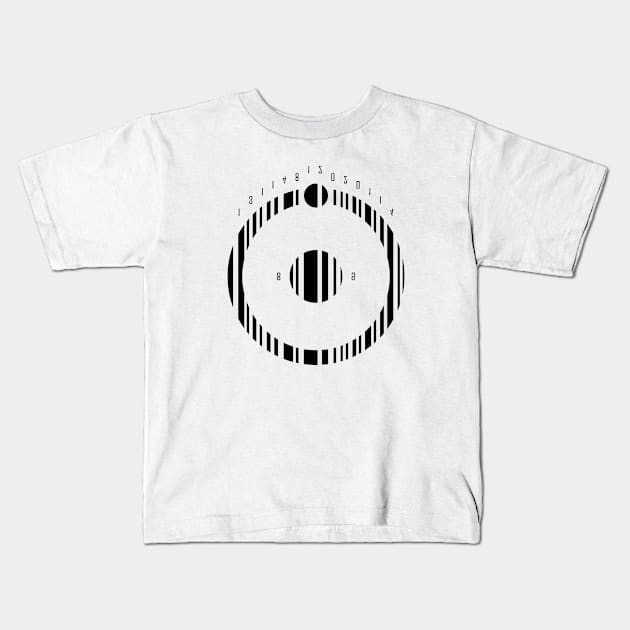 Dr Manhattan Bar Code (BLACK) Kids T-Shirt by awskky